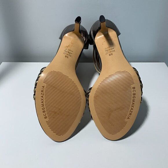 BCBG Maxazria - Brand New - Valai Strappy Metallic Stiletto - Size 8 - Picture 10 of 13